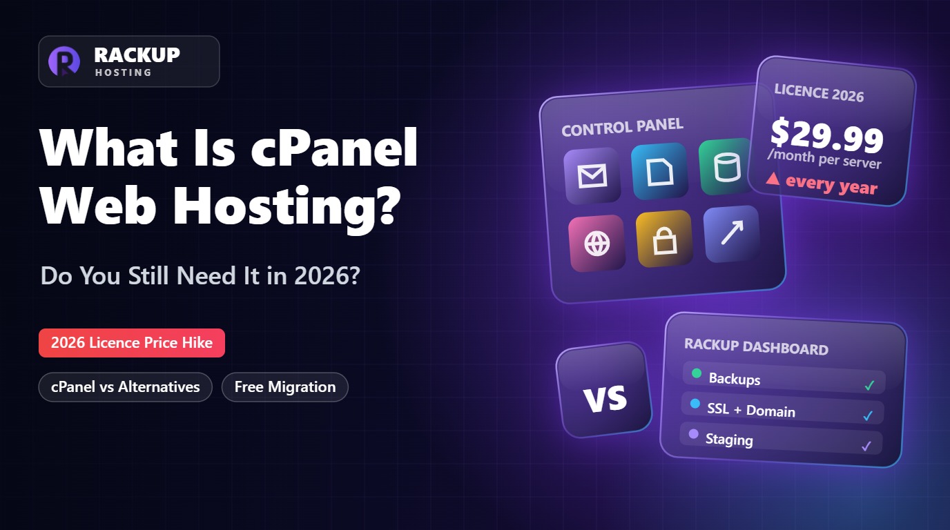 What is cPanel web hosting: cPanel vs a modern hosting dashboard